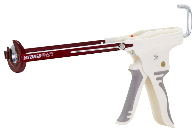 212-htd Hybrid Tech Drip-free Caulk Gun, 1/10 Gallon Cartridge, Ergonomic Handle