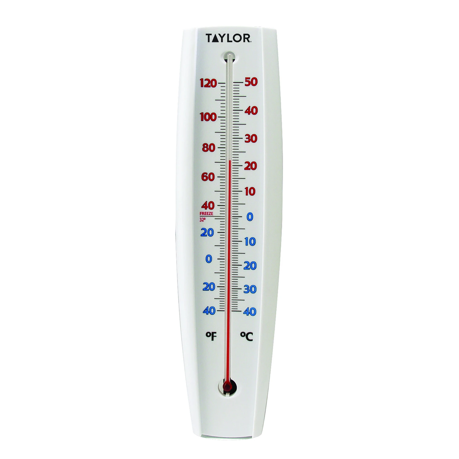 14.5" H X 3.25" W Rustproof Indoor & Outdoor Tube Thermometer