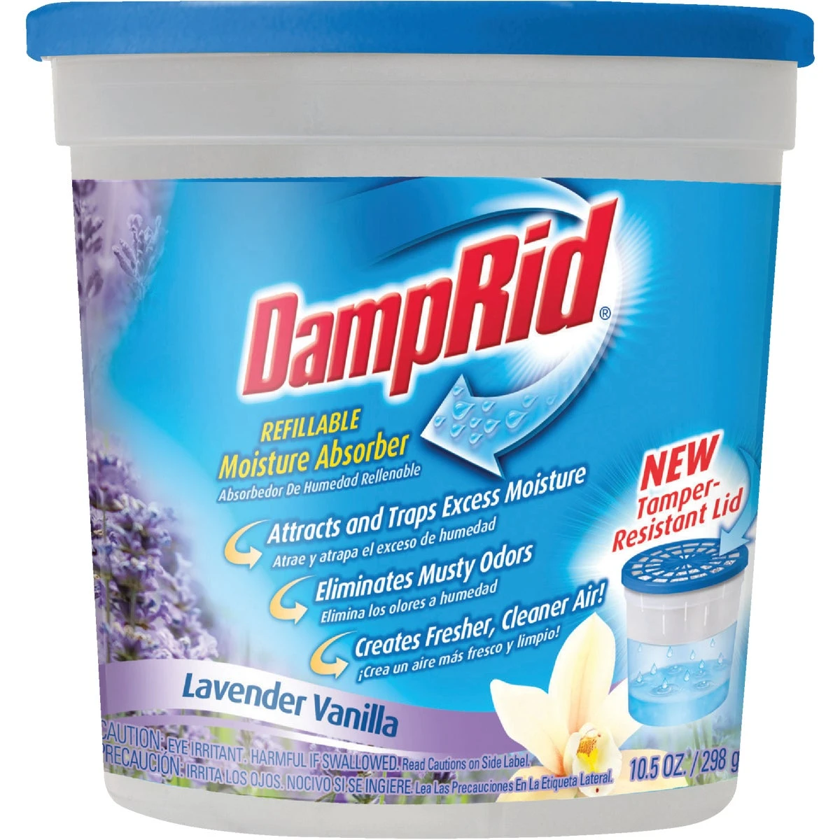 Refillable Moisture Absorber with Lavender Vanilla Scent, 10.5 Ounce