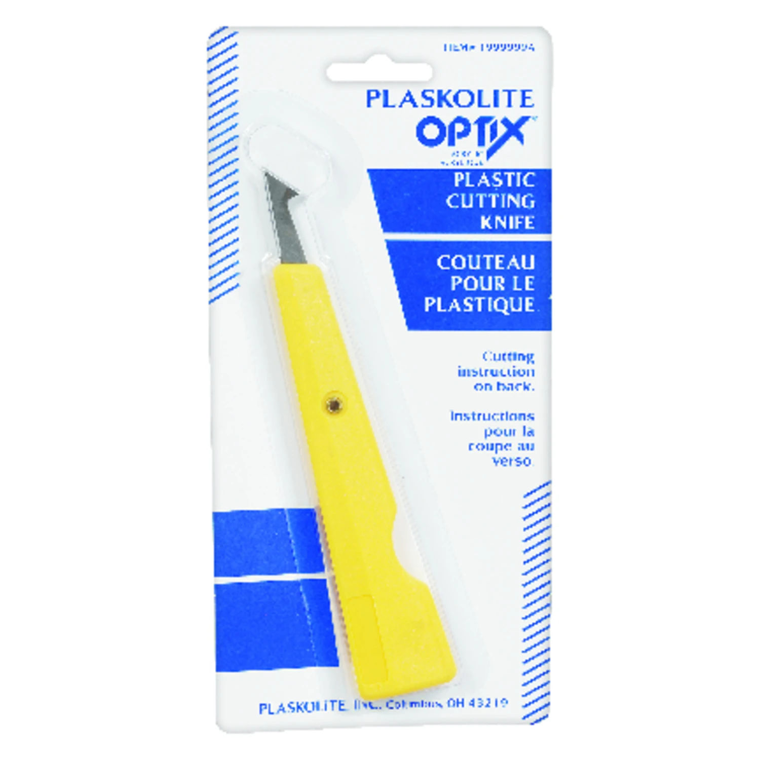 1999999a Plastic Cutting Tool With Straight Edged Blade For Acrylic Sheets
