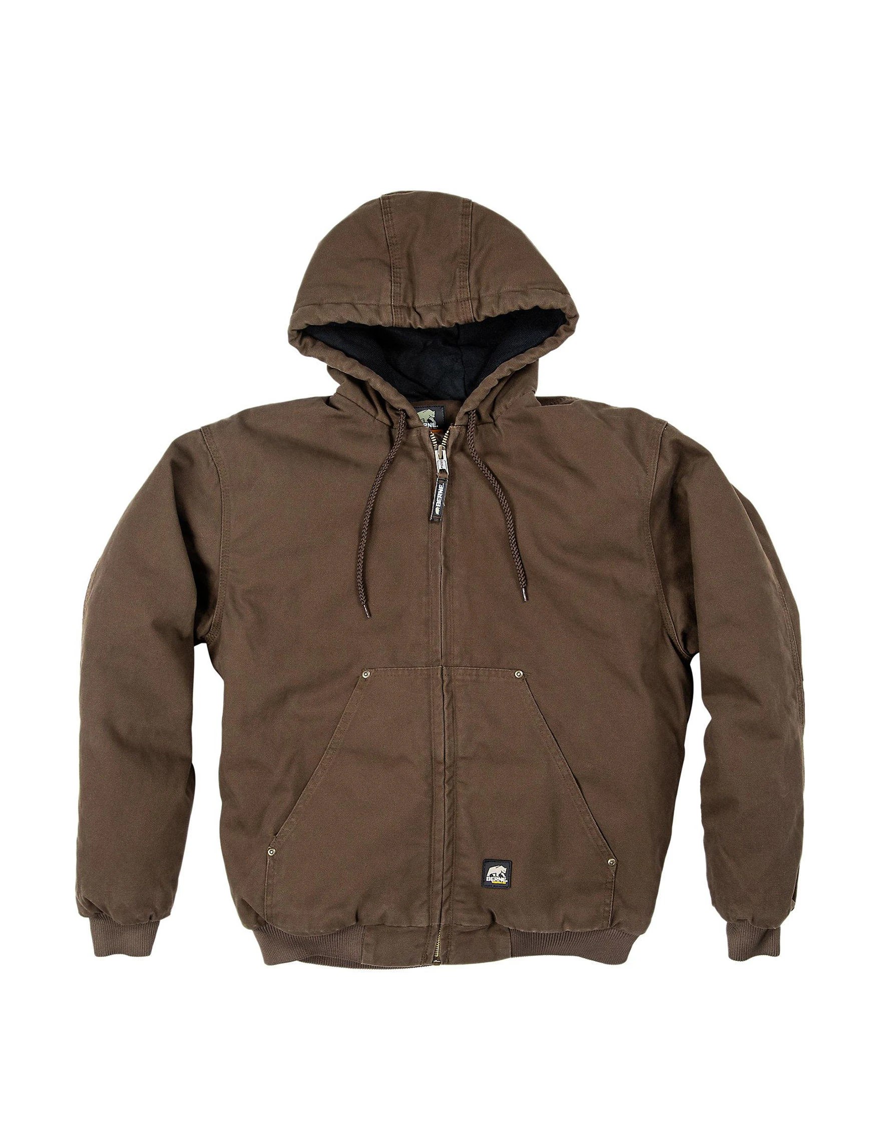 Men's Xl Bark Original Washed Hooded Work Jacket Hj375bbr480