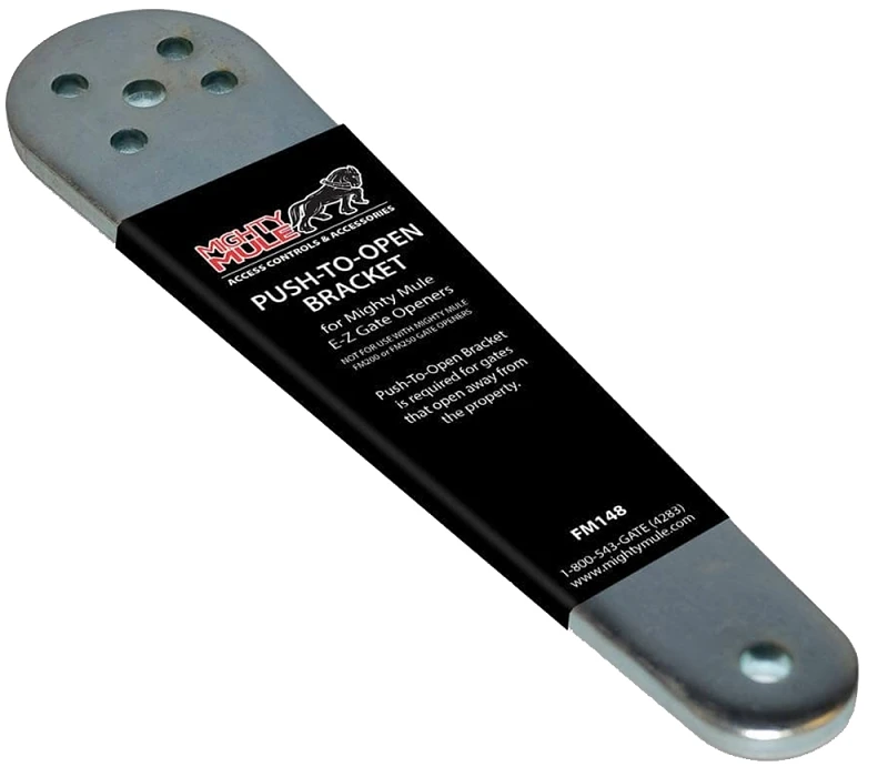 Fm148 Push To Open Bracket For Fm500/502, 600, 350/352 Gate Openers
