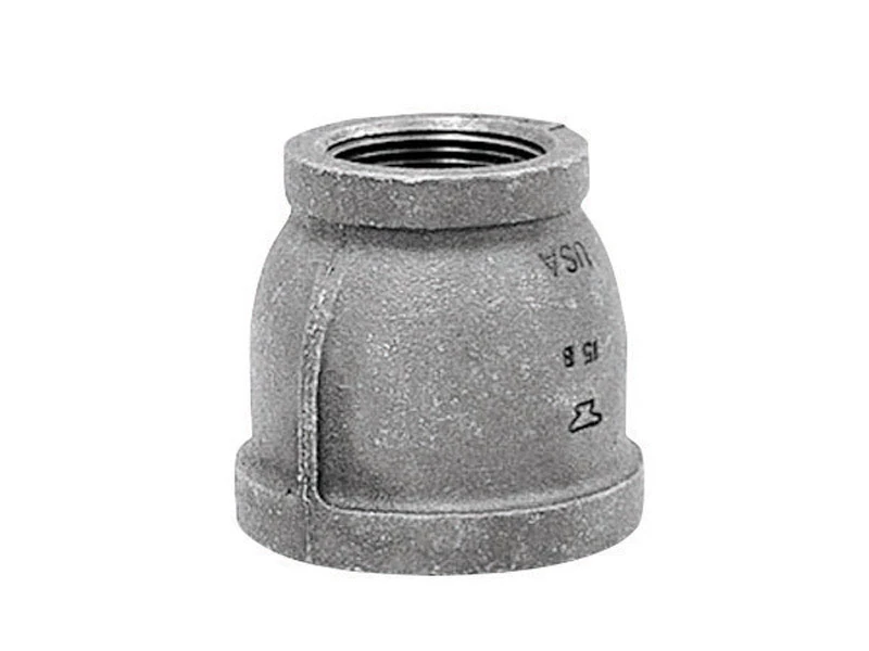 1-1/4 In. X 1 In. Malleable Black Iron Reducing Coupling