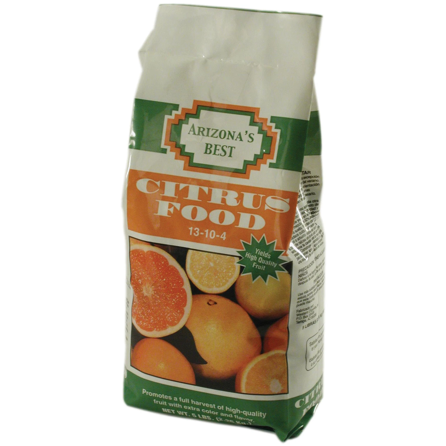 Citrus Plant Food Fertilizer, 13-10-4 Nutrient Formula, 5 Pounds Bag