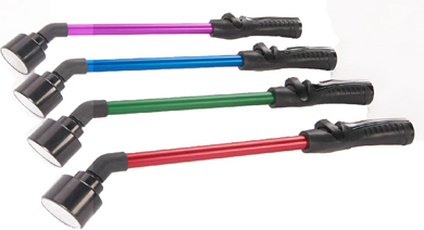 One Touch 16-inch Shower Water Wand With Ergonomic Grip, Berry Color