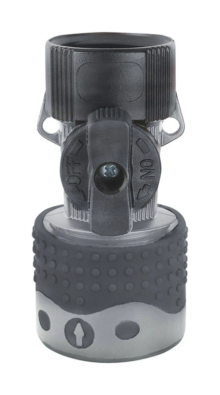 Female Hose End Shut Off Connector, Durable Polymer Construction