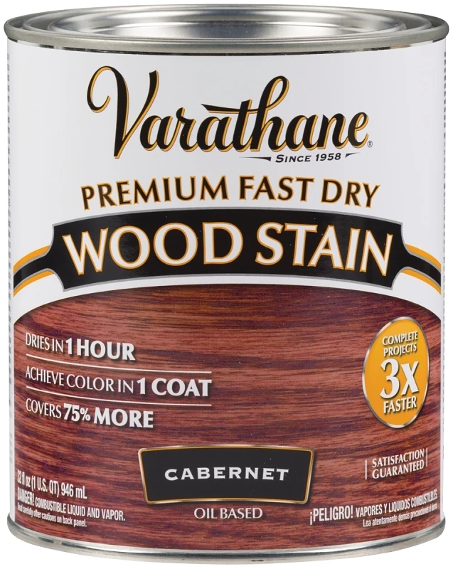 Fast Dry Interior Oil-Based Wood Stain Cabernet 1 Quart