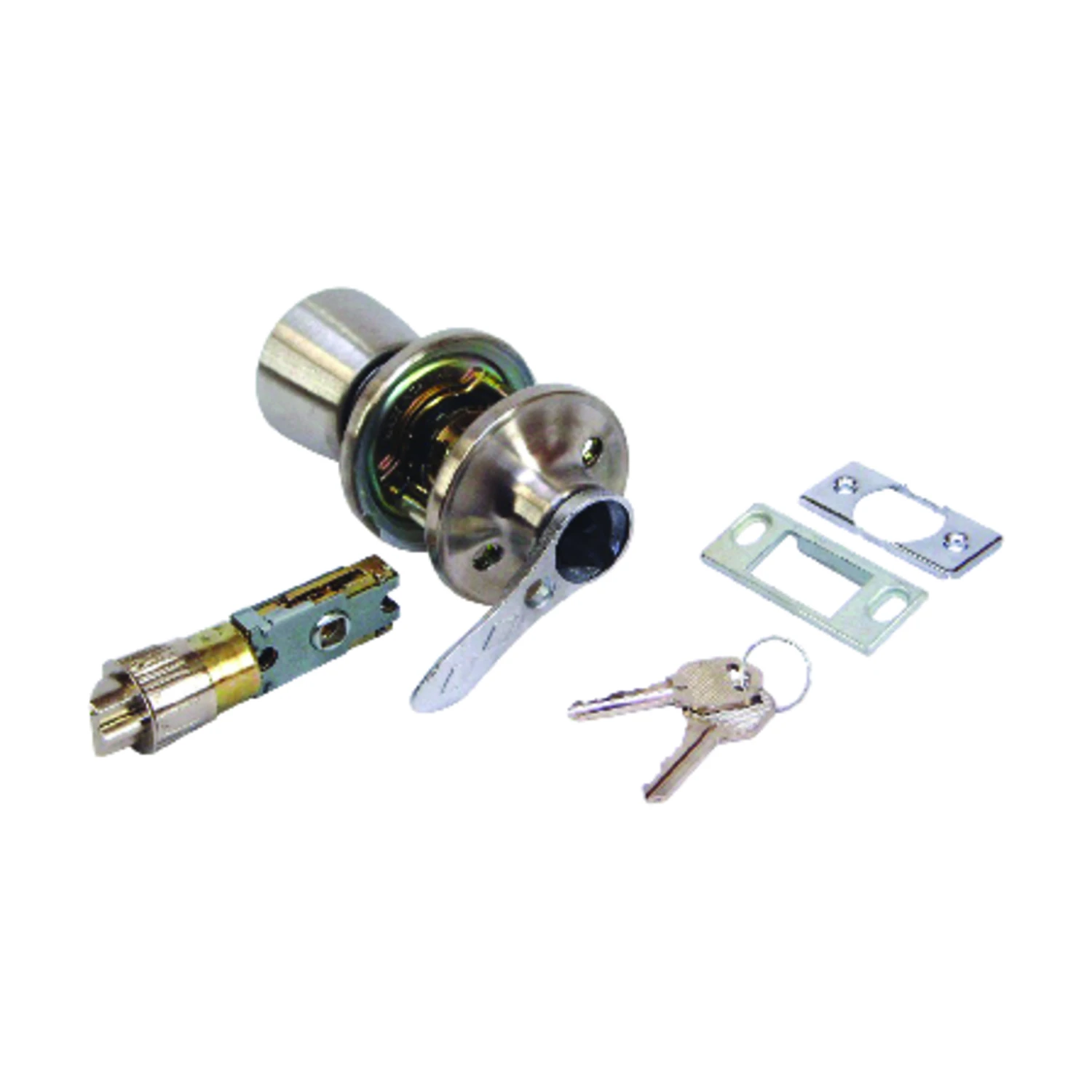 RV Keyed Entrance Lock, Stainless Steel