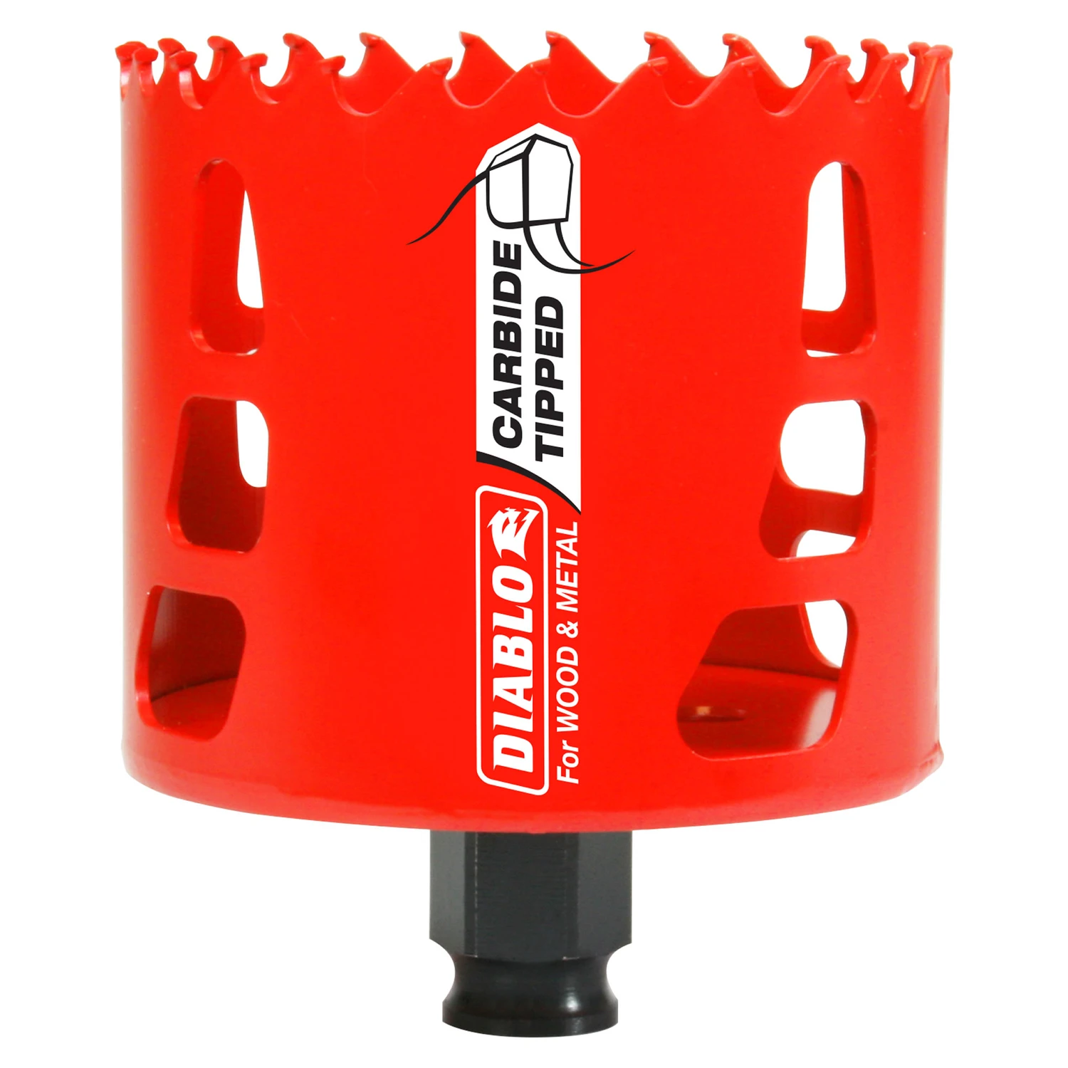 Carbide-Tipped Hole Saw, 3 Inch Diameter, Durable Cutting Tool