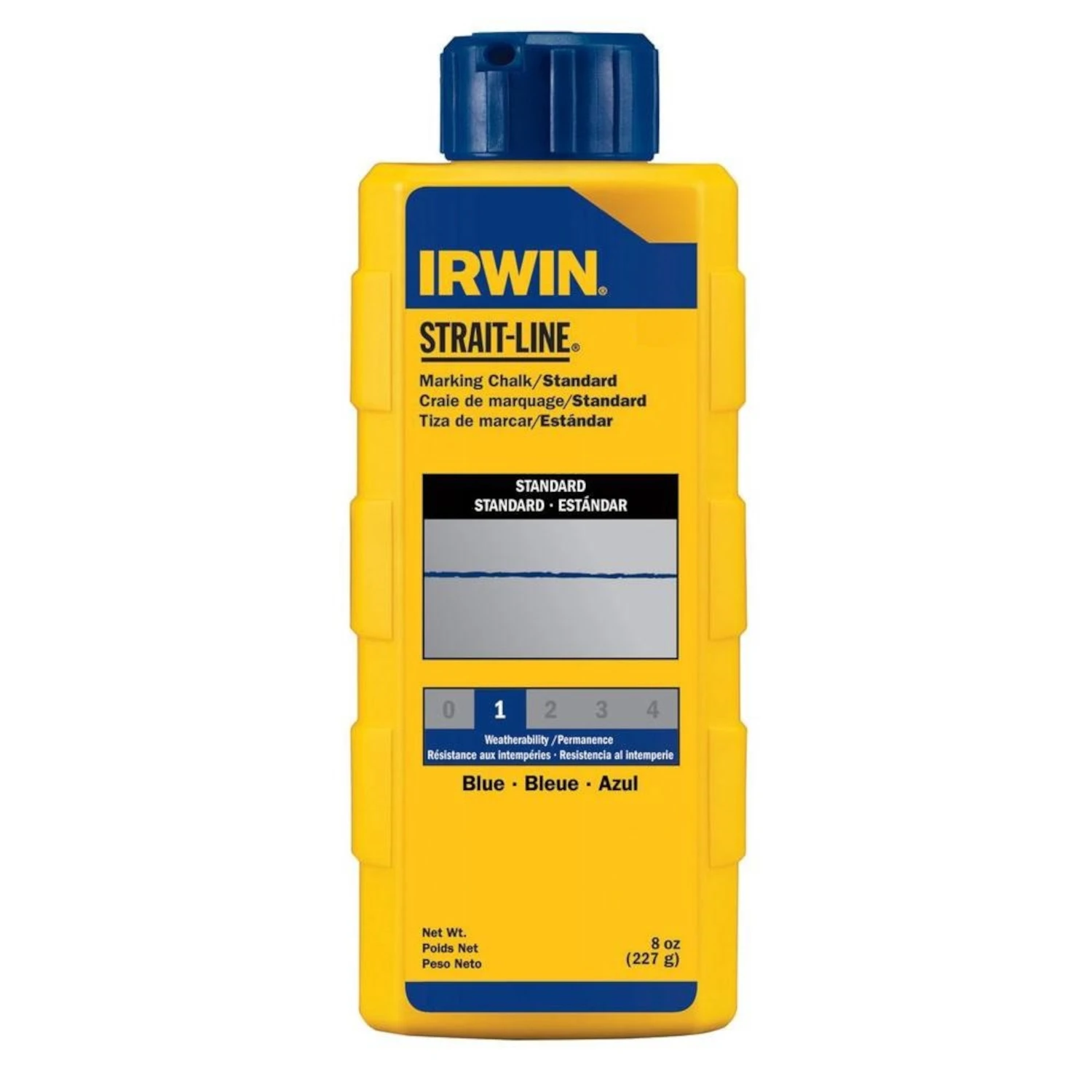 6 Oz. Indigo Blue Permanent Marking Chalk 4935518 For Extreme Conditions