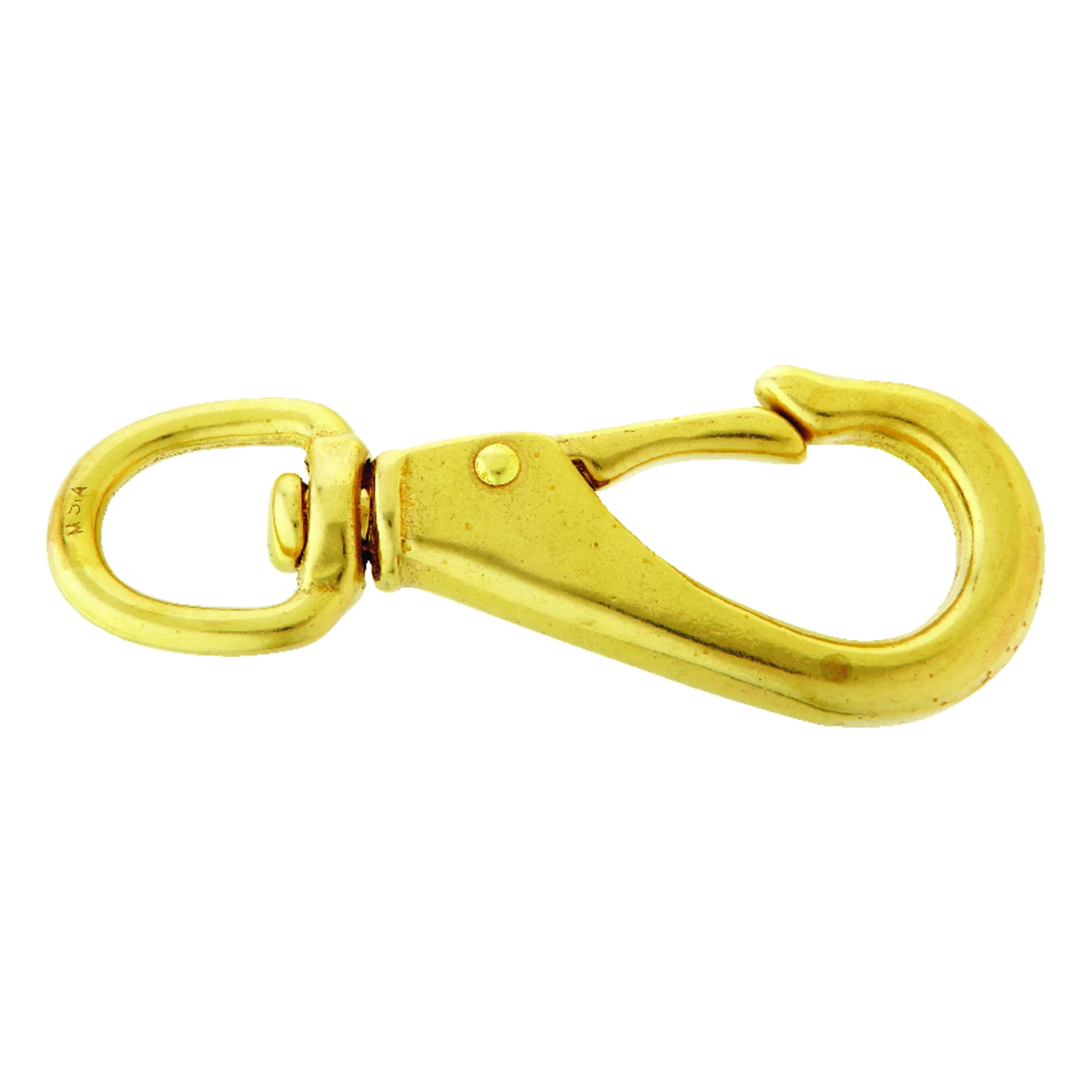 Bronze Swivel Round Eye Quick Snap, Three Quarter Inch