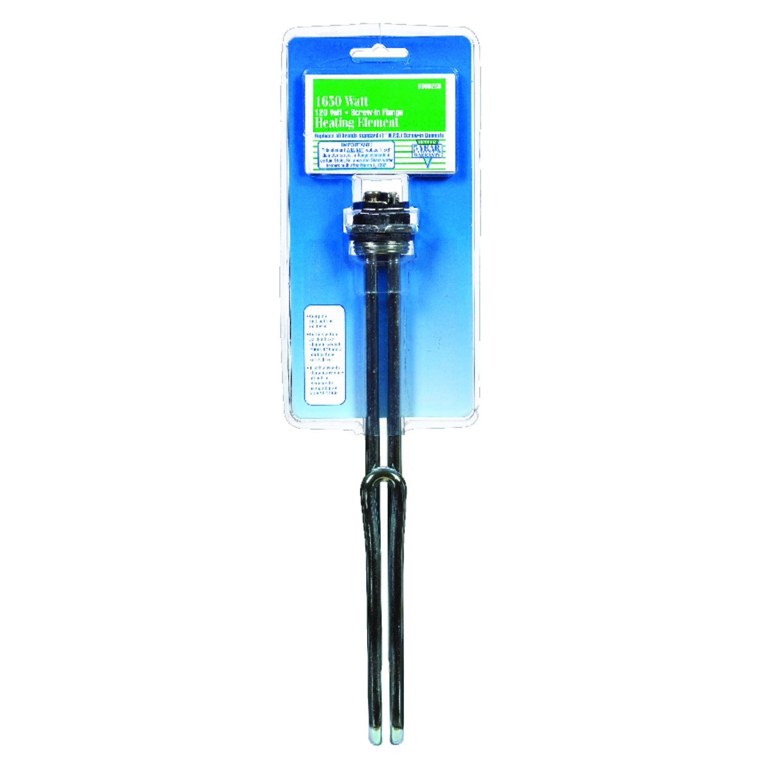 1650w 12 In. Copper Screw In Flange Heating Element