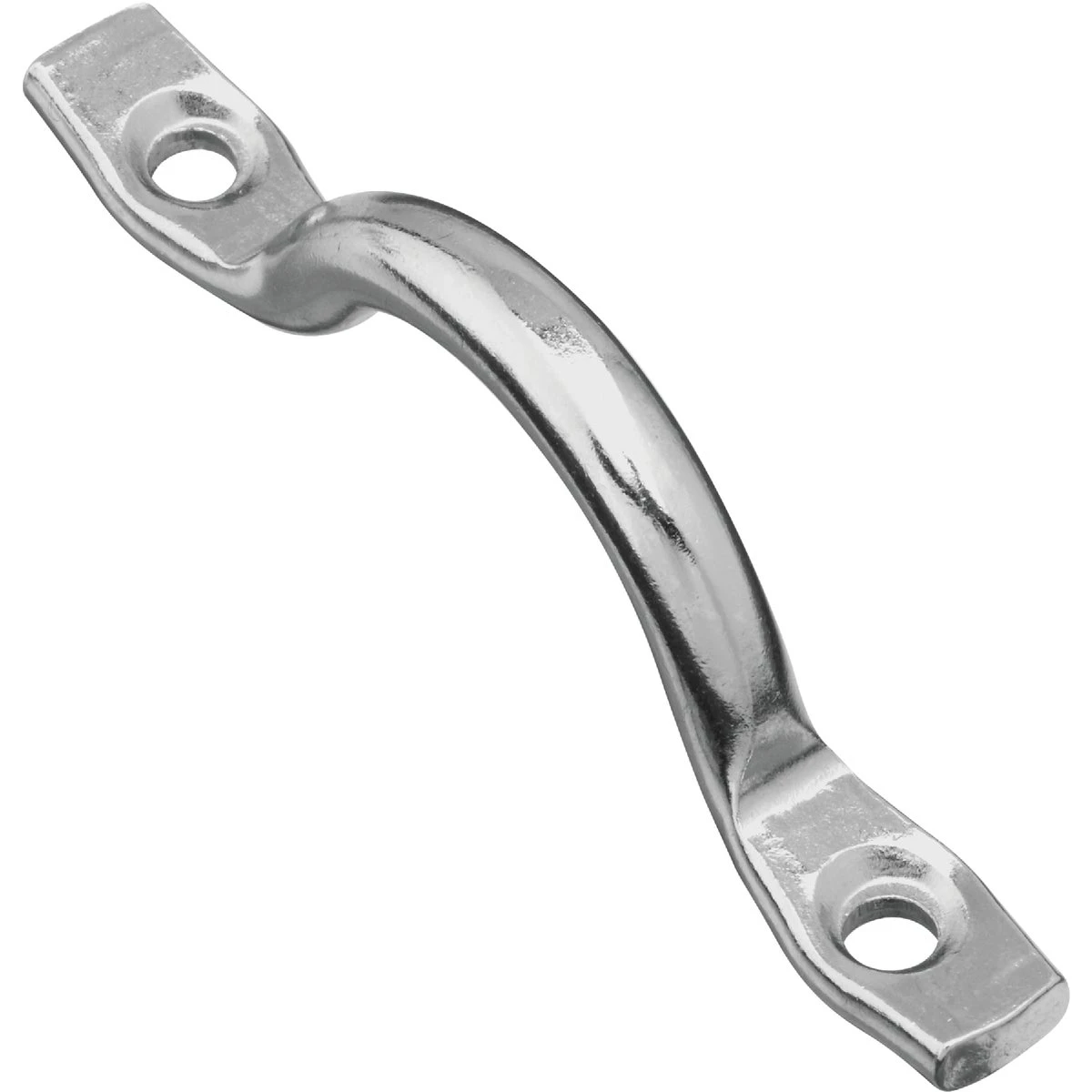 Nickel Plated Strap Loop, 1/2 Inch Diameter