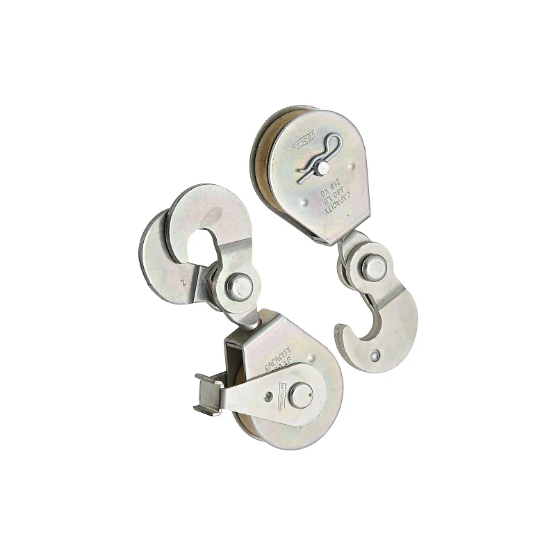 N228-072 2-inch Pulley Block And Tackle Set With 3/8 In Rope