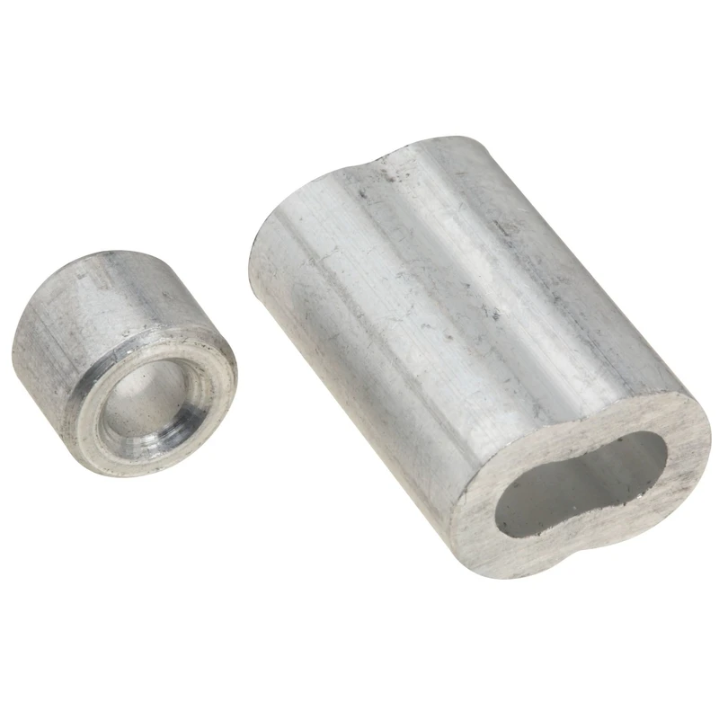 National Hardware 3/16 D Aluminum Cable Ferrules and Stops National Hardware 3/16 D Aluminum Cable Ferrules and Stops