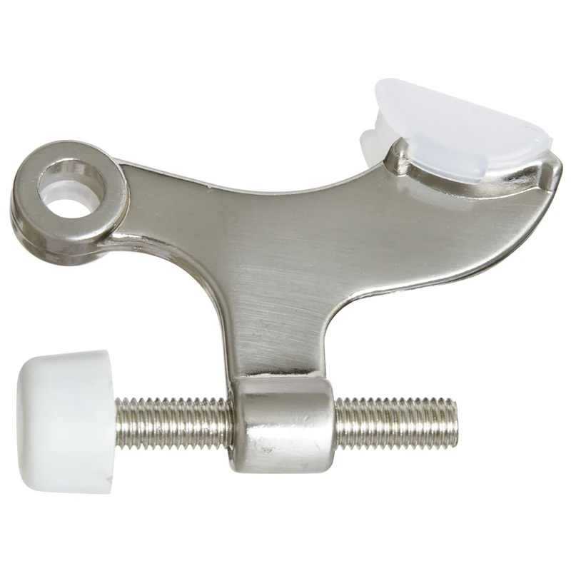 Satin Nickel Hinge Pin Door Stop for Hollow Core Doors Satin Nickel Hinge Pin Door Stop for Hollow Core Doors
