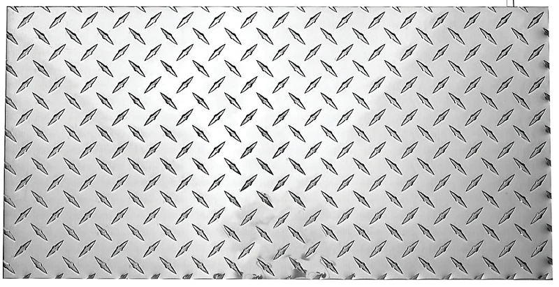 12 In. X 24 In. Brite Aluminum Tread Plate - Polished Finish