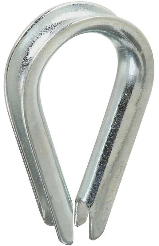 3232bc N176-800 Zinc Plated Steel Rope Thimble, 3/16 Inch