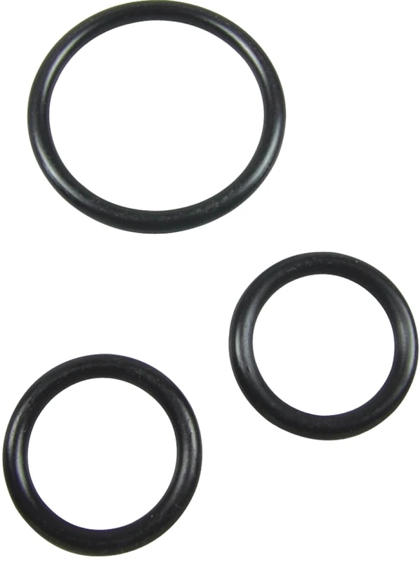 Kitchen Faucet O-ring Repair Kit For Moen, Model 80502, Rubber, Black