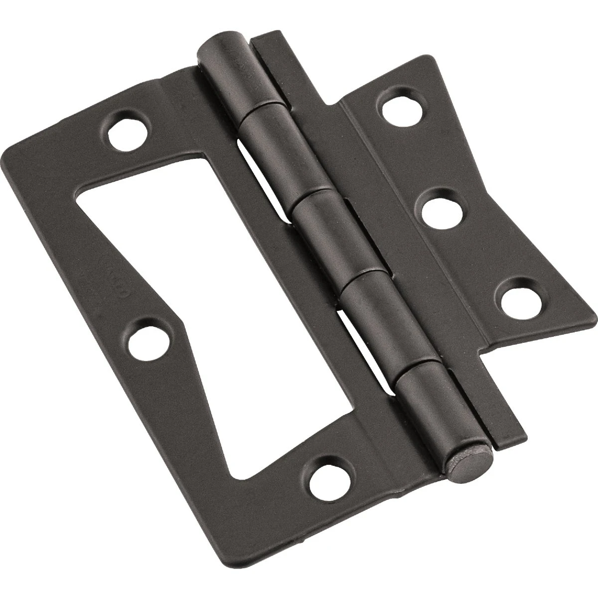 National Hardware 3 In. Oil Rubbed Bronze Surface-Mounted Door Hinge (2-Count)