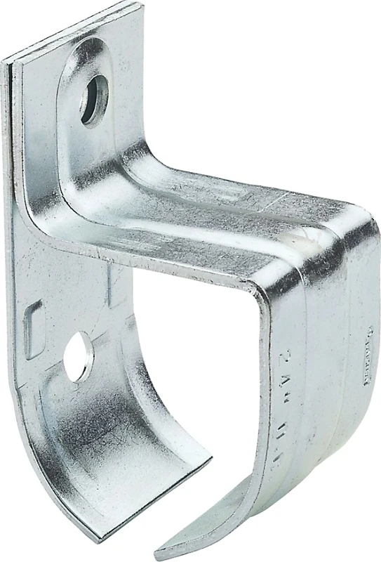 Single Round Zinc Plated Rail Bracket for Stair or Deck Railings