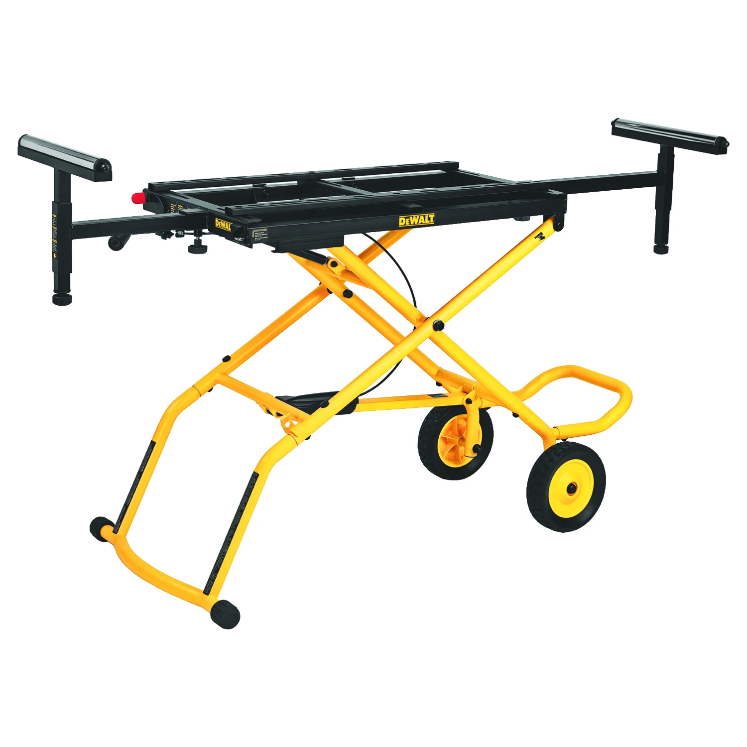 Dwx726 Heavy-duty Rolling Miter Saw Stand, 300 Lb Capacity, 98 In W