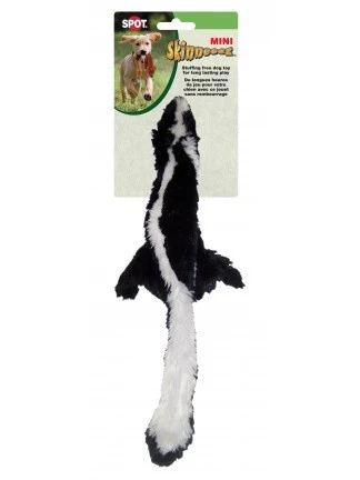 Stuffing-free Plush Skunk Dog Toy, 14-15 Inches