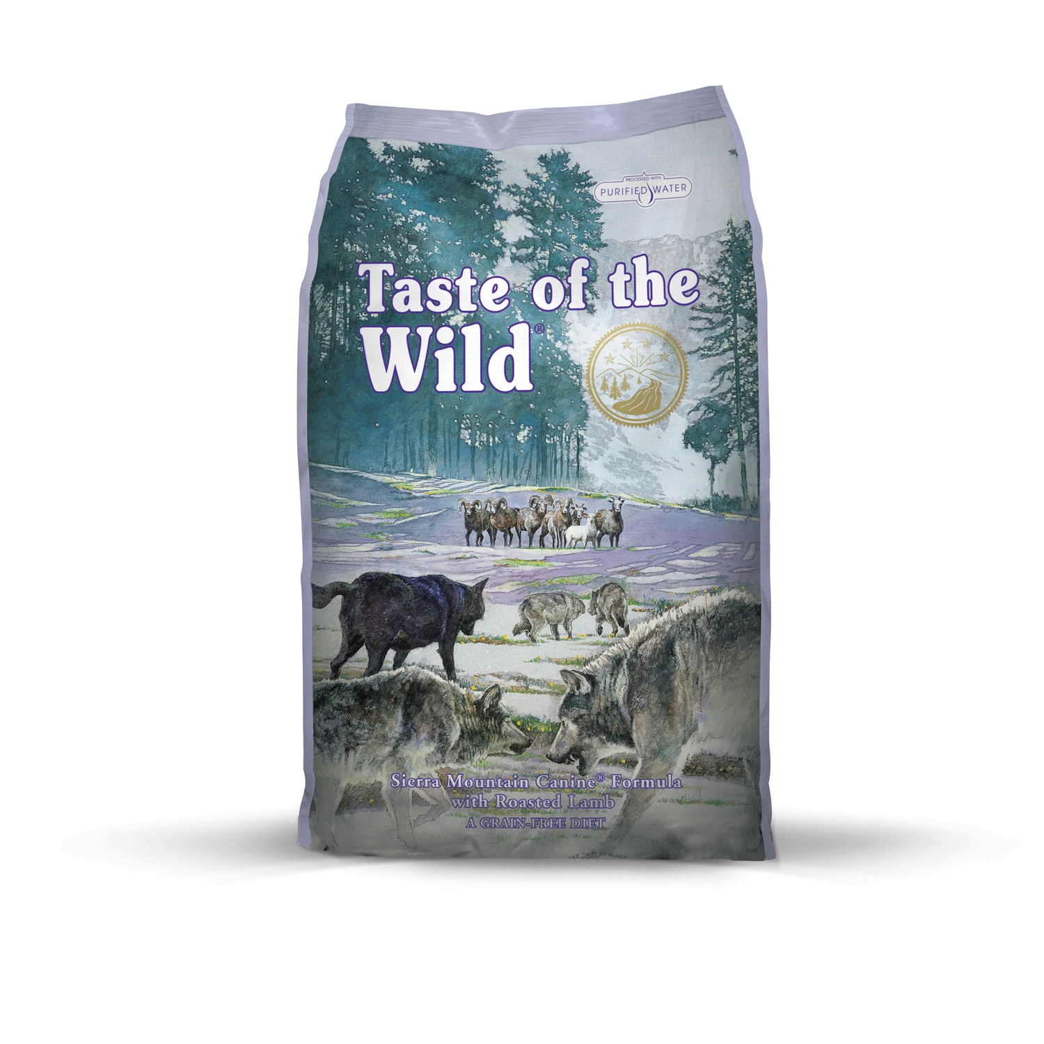 Sierra Mountain Adult Roasted Lamb Dry Dog Food Grain Free 5 Lb