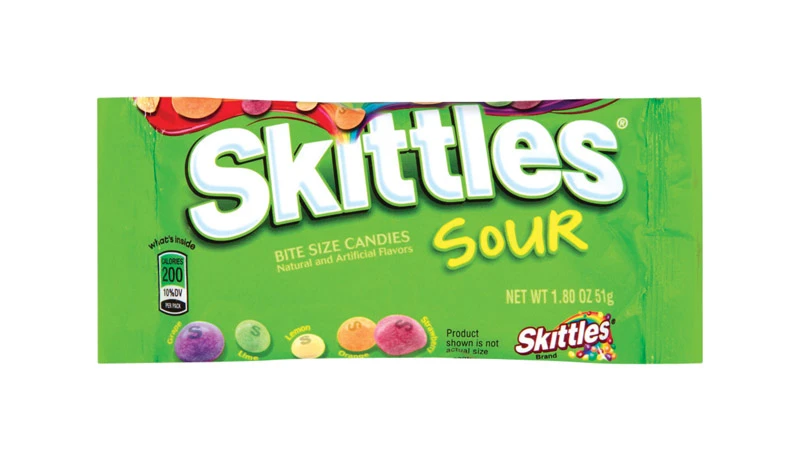 Skittles Sours Candy, 1.8 oz