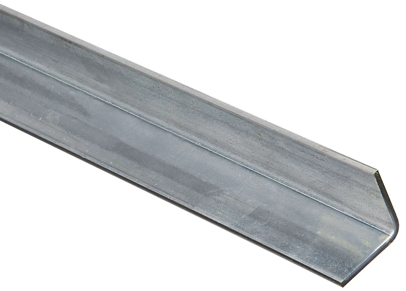 Zinc-plated 1-1/4 In. X 3 Ft. Solid Angle For Construction