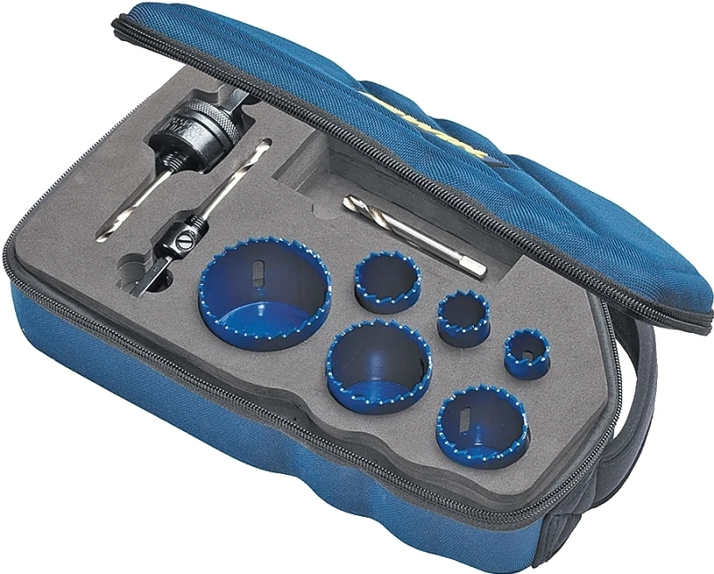 3073003 9-piece Bi-metal Hole Saw Kit With Pilot Drill And Carrying Case