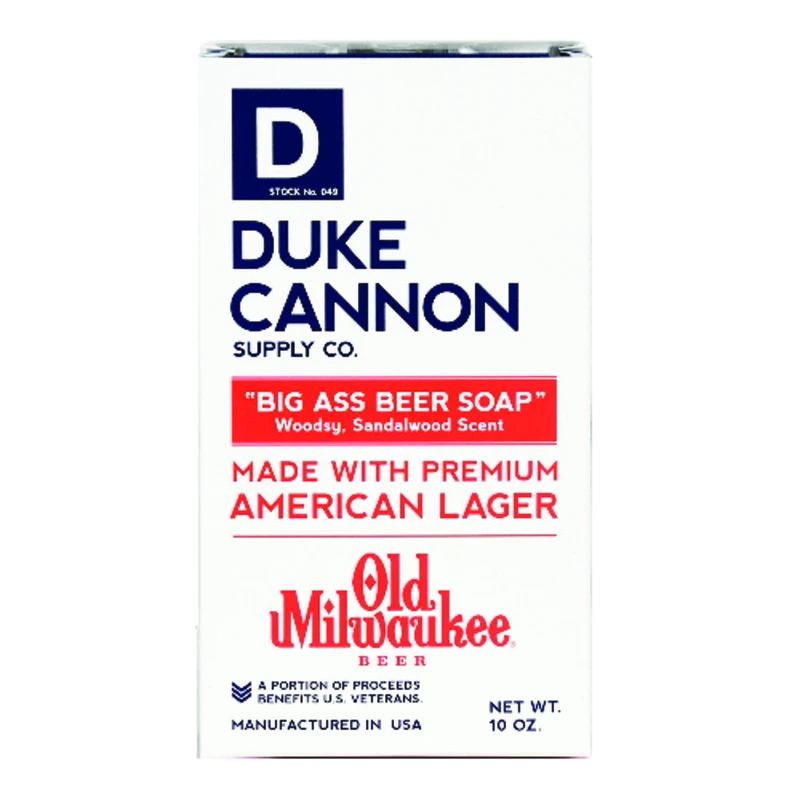 Old Milwaukee Beer Scent Bar Soap 10 Ounce - Antibacterial & Moisturizing