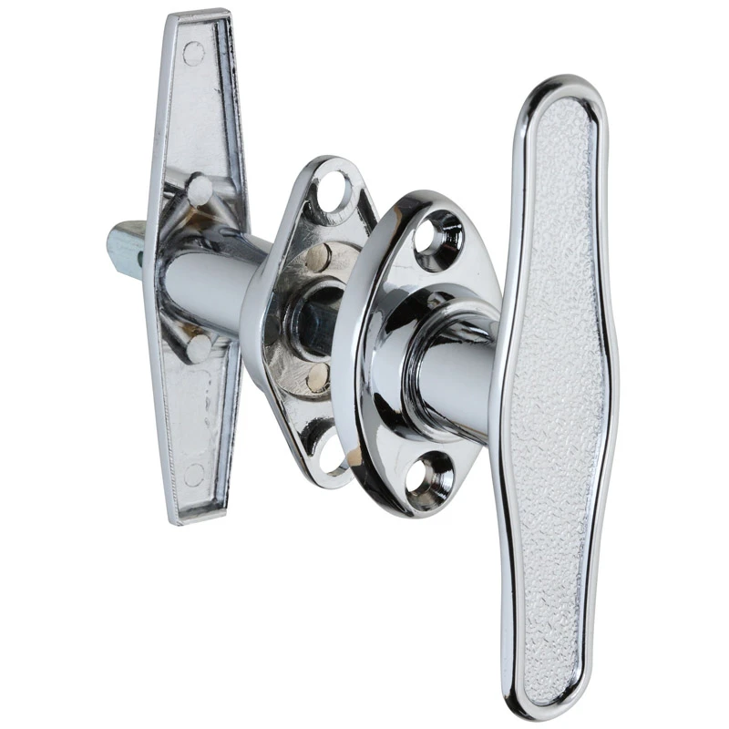 N280-602 3 Inch Chrome Universal Garage & Camper Top T Handle