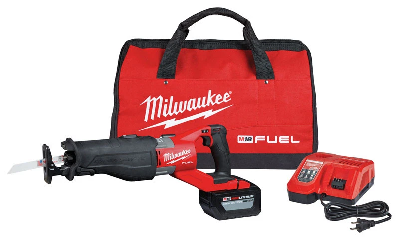 M18 Fuel Super Sawzall Reciprocating Saw Kit, 18v, 12 Ah, 1-1/4 In Stroke