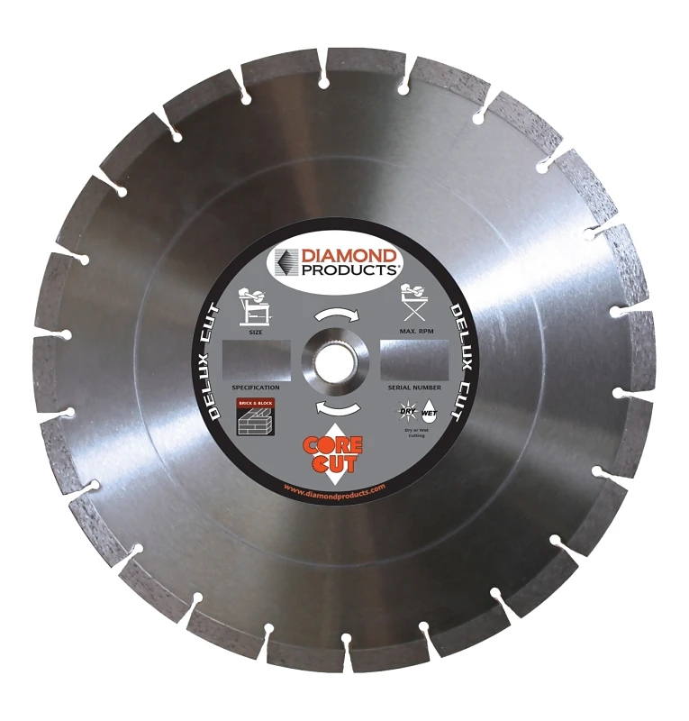 70499 14-inch Segmented High Speed Diamond Saw Blade With 1-inch Arbor
