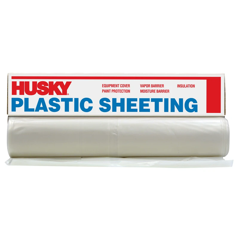 4 Mil Clear Polyethylene Plastic Sheeting 8 Ft W X 100 Ft L Roll