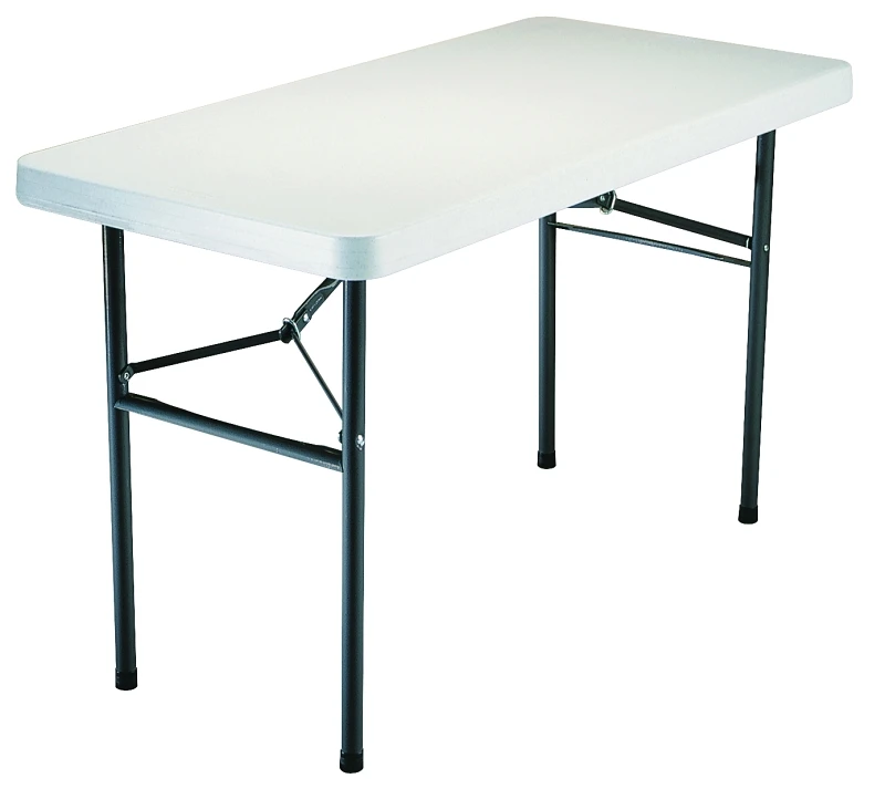 4 Ft. X 24 In. White Granite Light Commercial Folding Table Model 2940