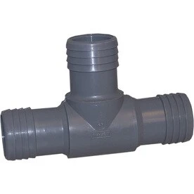 1-1/4 Inch Diameter Polypropylene Insert Tee Fitting Model 351414