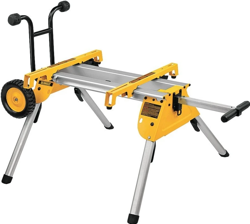 Dw7440rs Heavy-duty Aluminum Rolling Table Saw Stand, 200 Lb Capacity