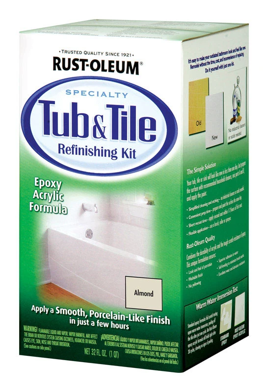 Specialty Almond Tub And Tile Refinishing Kit 1 Quart