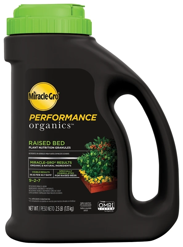 2.5 Lb. Raised Bed Plant Nutrition Granules, N-p-k 9-2-7