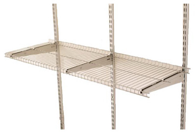 Fasttrack 48 In. L X 16 In. D Garage Wire Shelf - Satin Nickel