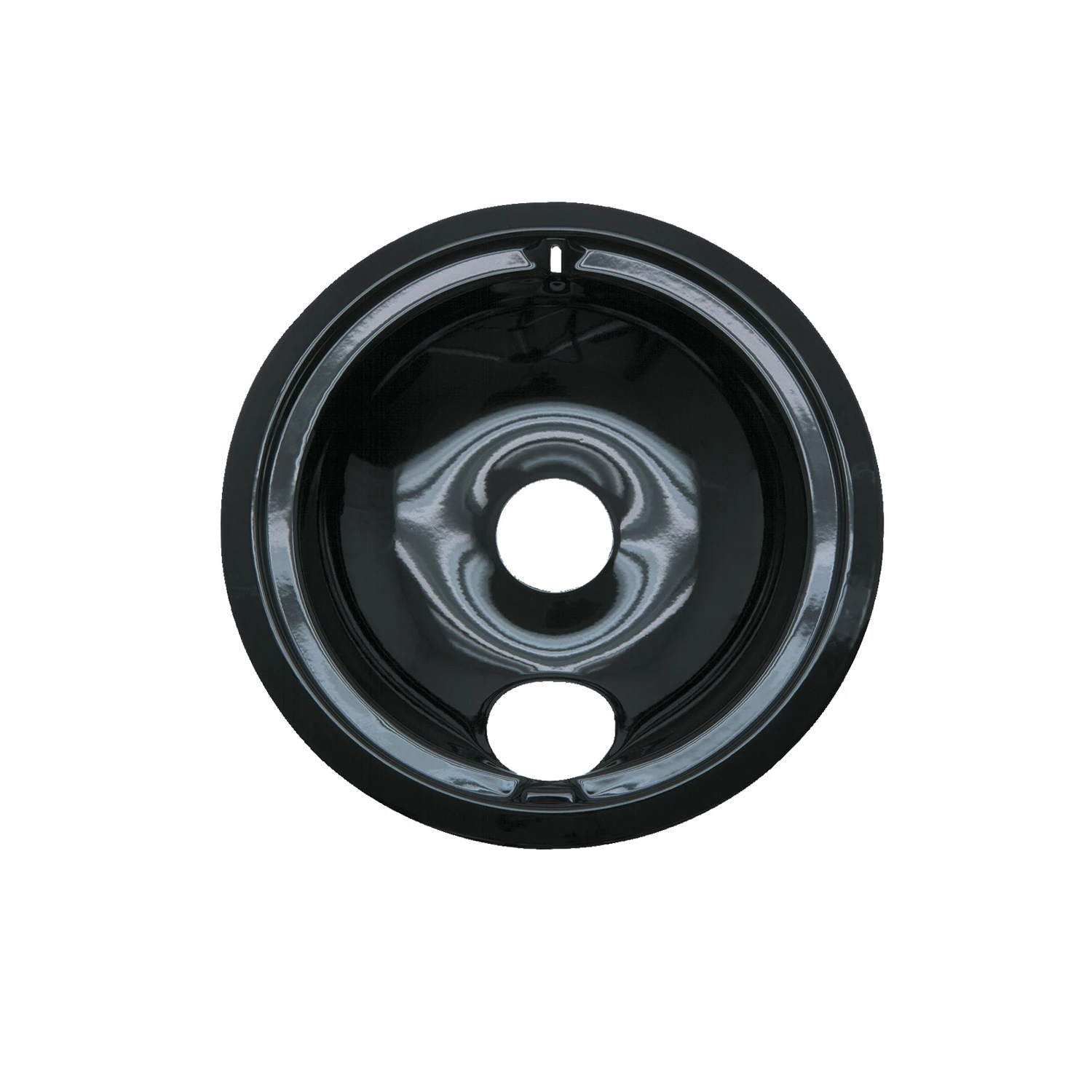 Electric Range Drip Pan for B Series Plug-In Element, Porcelain, 6 Inch Diameter