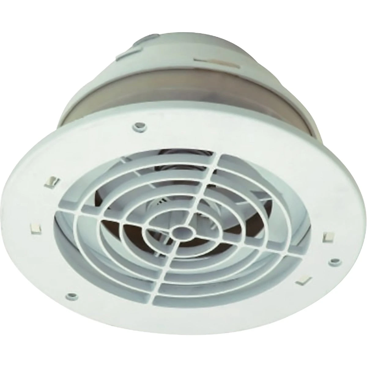 Sevzw White Plastic Adjustable Eave & Soffit Vent For 4-6 Inch Ducts