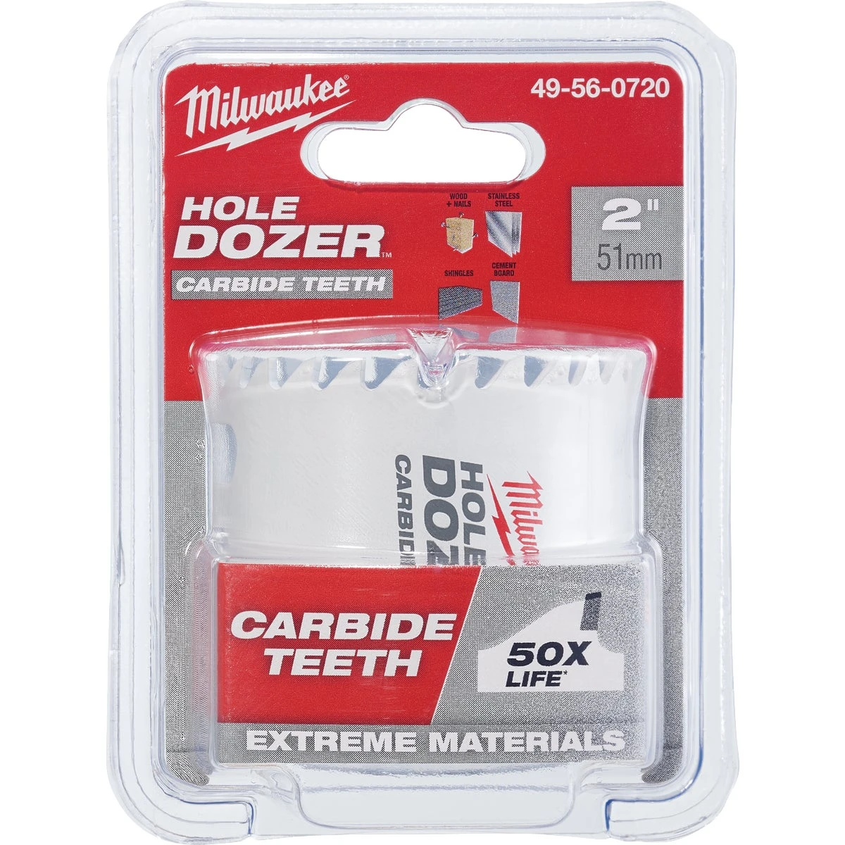 Hole Dozer 2 In. Carbide Teeth Hole Saw - Model 49-56-0720
