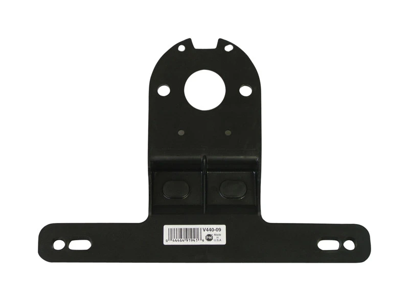 V440-09 Universal Black Plastic License Plate Mounting Bracket