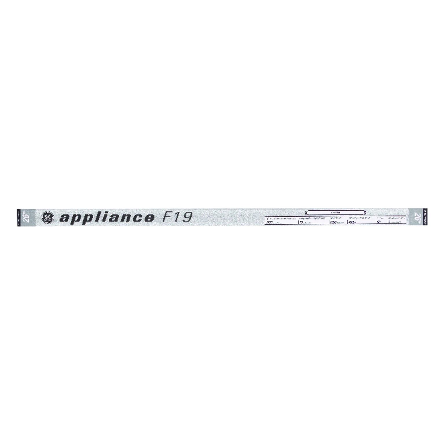 GE 19 watts T8 26 in. Cool White Fluorescent Bulb 1275 lumens Decorative 1 pk