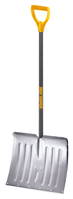 18-inch Aluminum Snow Shovel With Steel Handle And Wearstrip