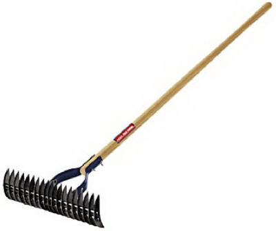 15-inch Thatching Rake With 54-inch Hardwood Handle And 19 Steel Tines
