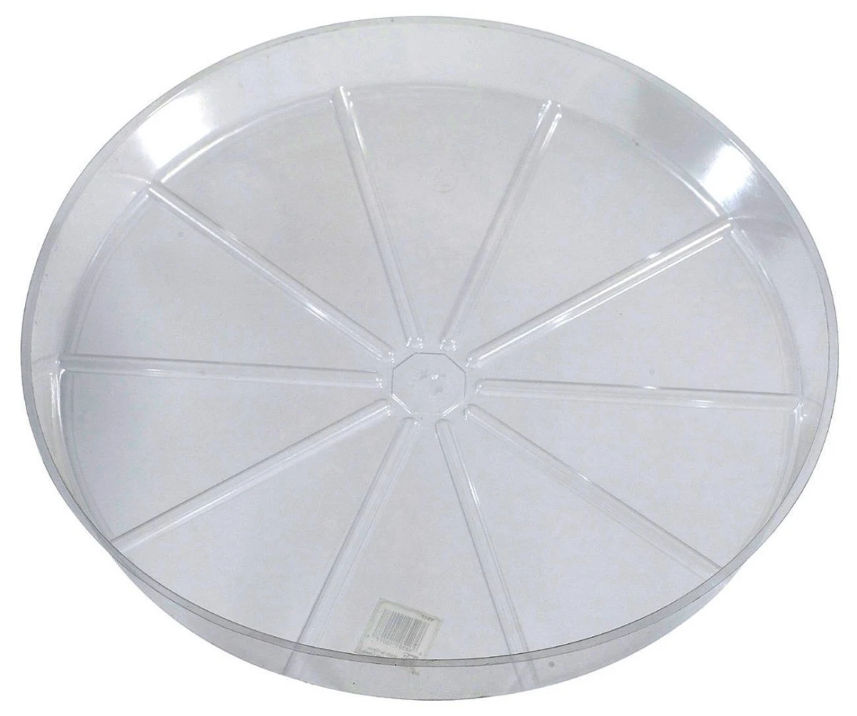 Plant Saucer, Clear, 10 In.